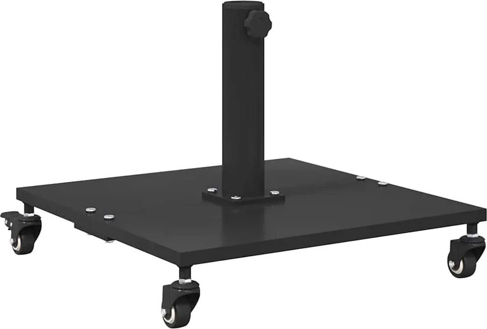 vidaXL Bază pentru umbrelă Negru 45 x 45 x 31,5 cm