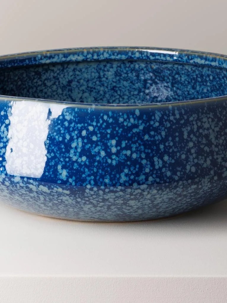 Bol albastru din ceramica D37cm Marine