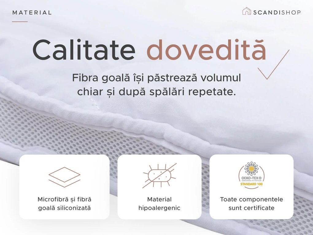 Protectie pentru saltea cu doua straturi - TOPPER 80 x 200 cm