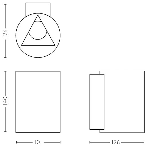 Aplică LED de exterior BUXUS 2xLED/4,5W IP44 Philips 17357/47/P0