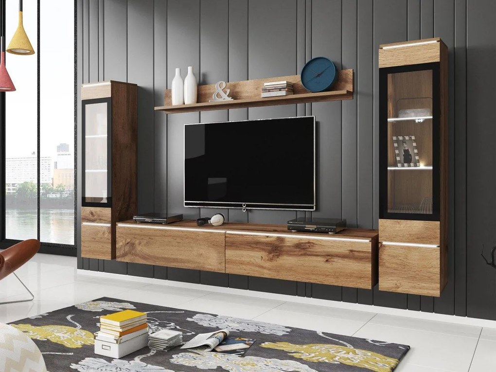 Mobilier living Selwyn II (wotan) (iluminat LED Alb). 1054054