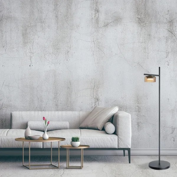 Lampă LED de podea OFELIA 1xGX53/6W/230V negru/bej