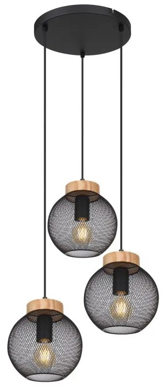 Lustra suspendata cu 3 pendule design modern PABLO 15663-3H GL