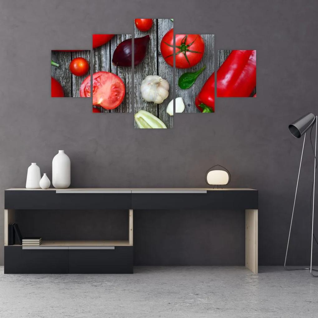 Tablou cu legume (125x70 cm), în 40 de alte dimensiuni noi