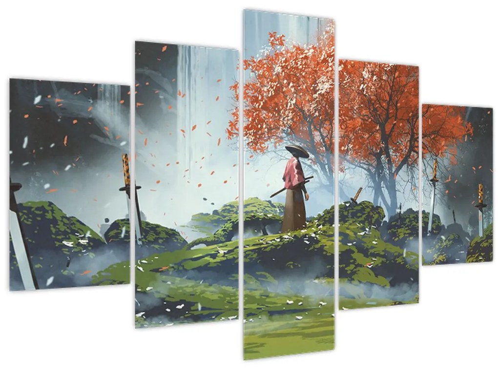 Tablou - Ilustrație a Grădinii de săbii (150x105 cm)