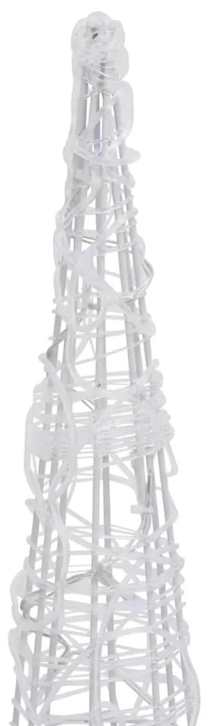 Piramida decorativa con de lumini cu LED colorat 120 cm acril 1, Multicolour, 120 cm