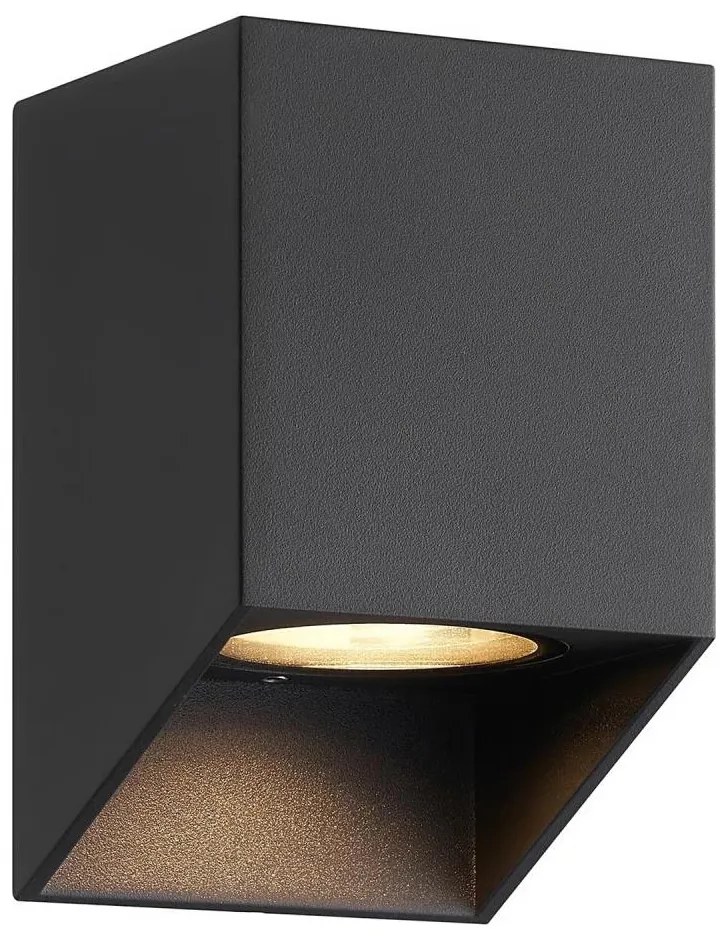 Nordlux - Aplică de perete pentru exterior NIKO 1xGU10/25W/230V IP54 neagră