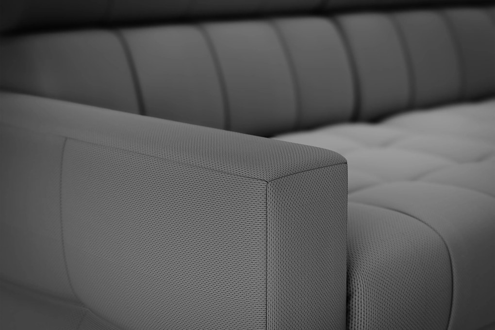 Colțar extensibil Nardo Maxi stânga - pluș gri Pretty 17