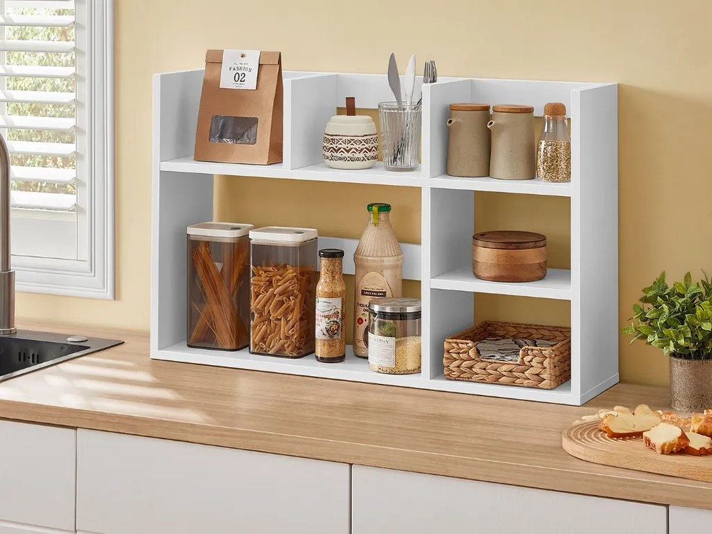 Raft pentru birou PRACTIC 80x50 cm, albă