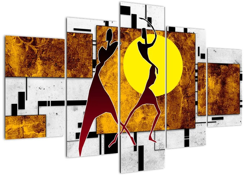 Tablou cu pictură epochală străveche (150x105 cm)