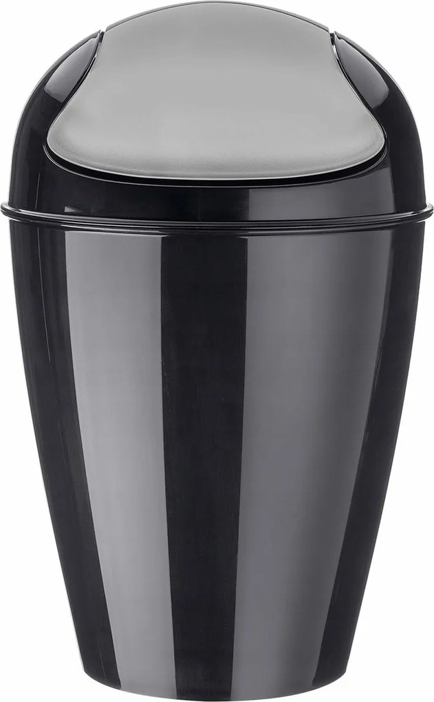 Coș pentru deșeuri cosmetice Koziol DEL S, 5 l,negru