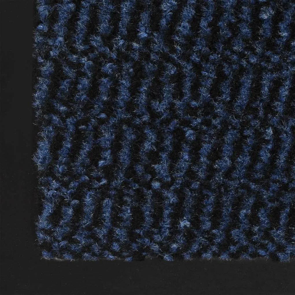Covor de usa anti-praf, albastru, 80x120 cm, dreptunghiular 1, Albastru, 80 x 120 cm