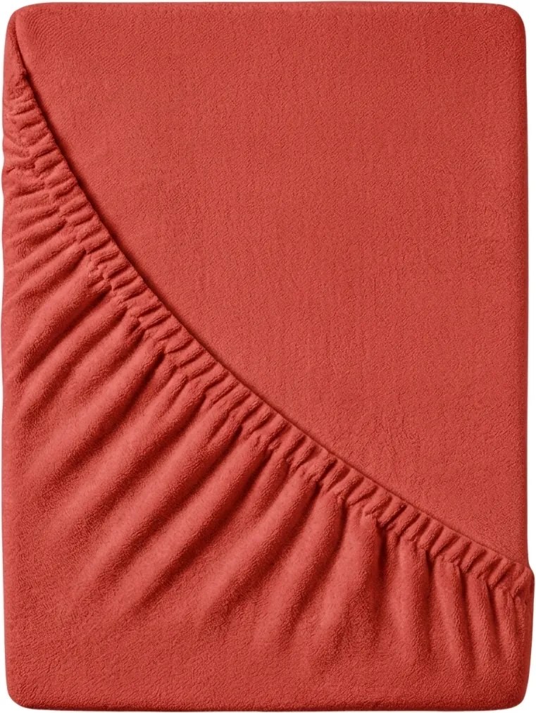 Cearsaf Frotir EXCLUSIVE 160 x 200 cm rosu