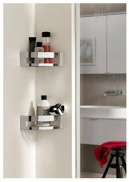 Etajera de colt, Emco System2, crom, 354500121