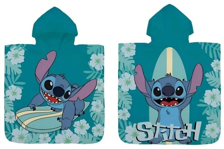 Disney Lilo și Stitch Surf poncho prosop de plajă 60x120 cm