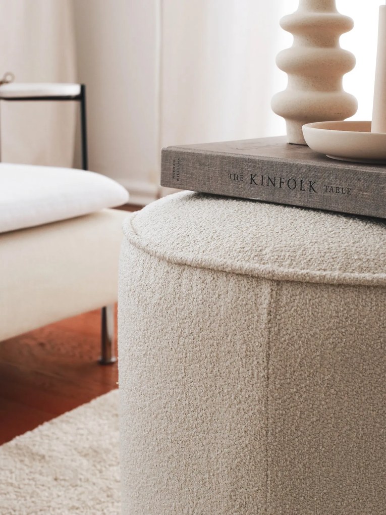 Taburete Tedie (crem). Promo -20%. 1087805