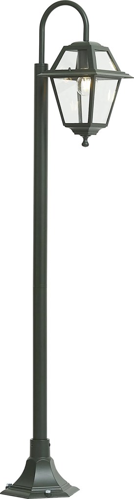 Felinar clasic de exterior verde închis 135cm IP44 - Berta