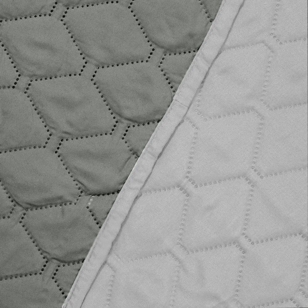 Cuvertură cu 2 fețe din microfibră DecoKing Axel, 220 x 240 cm, gri