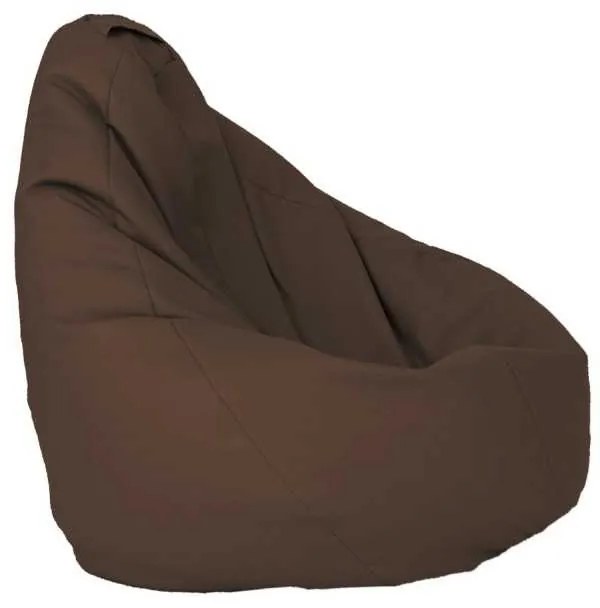 Fotoliu puf copii, Nirvana Light Pufrelax, Material Piele ecologica - Chocolate