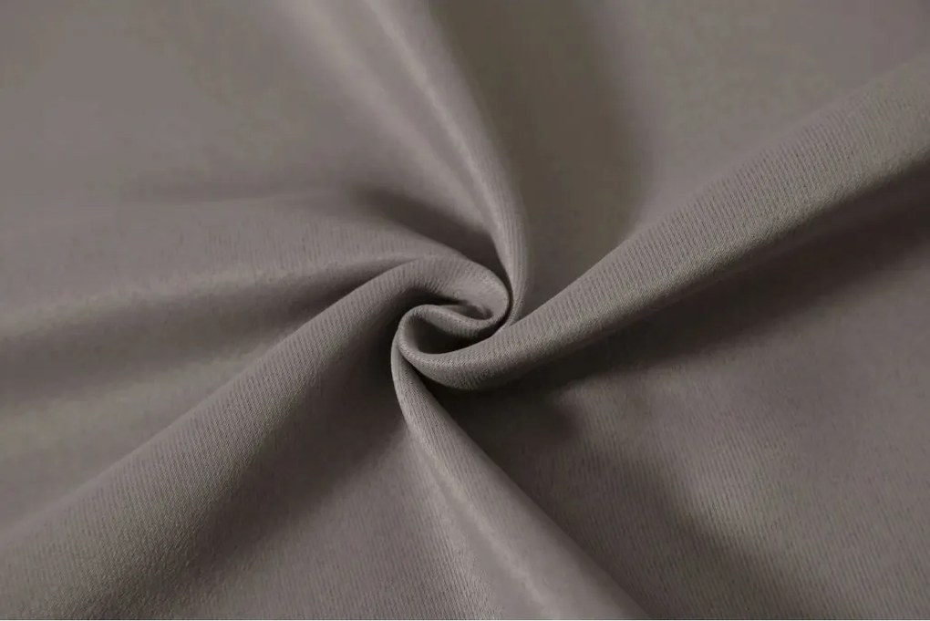 Draperie gri-maro OXFORD 140x250 cm Agatat: Inele metalice