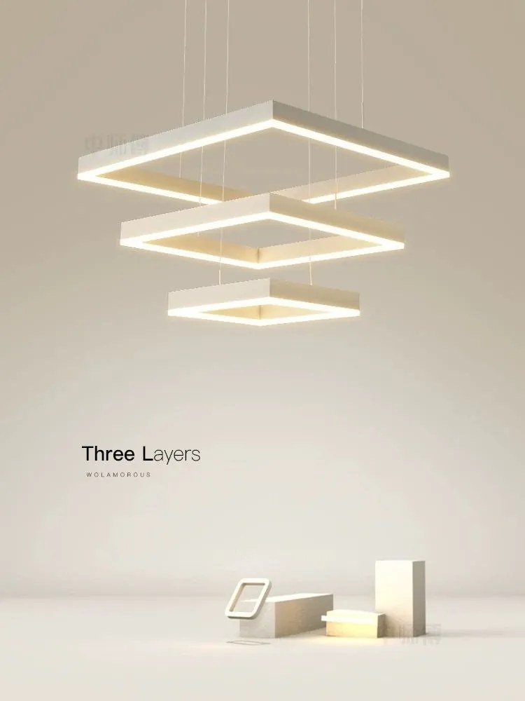 💡 Pendul LED 9510/3 – Stil Minimalist cu Funcții Smart și Finisaj Alb