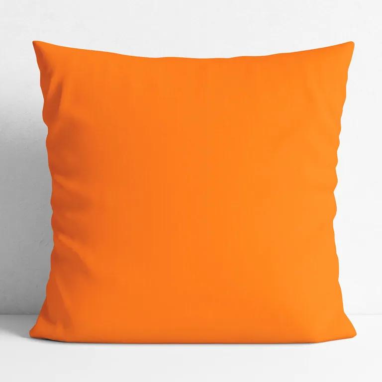 Goldea față de pernă din bumbac - portocaliu 45 x 45 cm