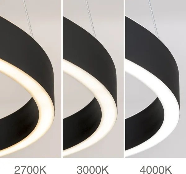 Orion - Lampă suspendată LED dimabilă pe cablu KOLK LED/40W/230V 2700/3000/4000K Ø 40 cm neagră