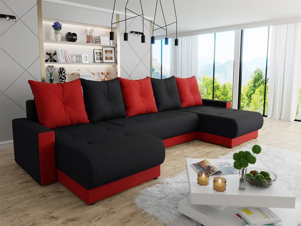 Canapea extensibilă cu sp. depozitare Jasmine U (Lux 14 + Lux 23). 1059613