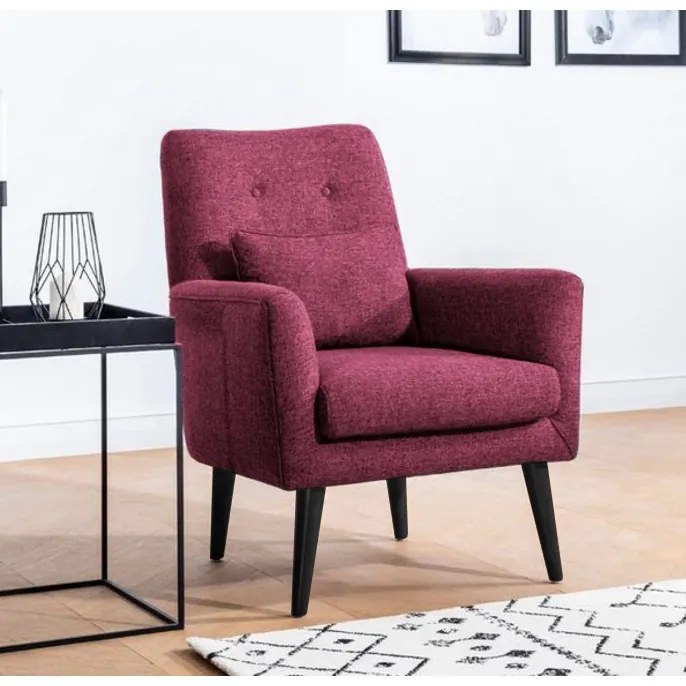 Set Canapea Extensibilă si Fotoliu Aria - S, Rosu