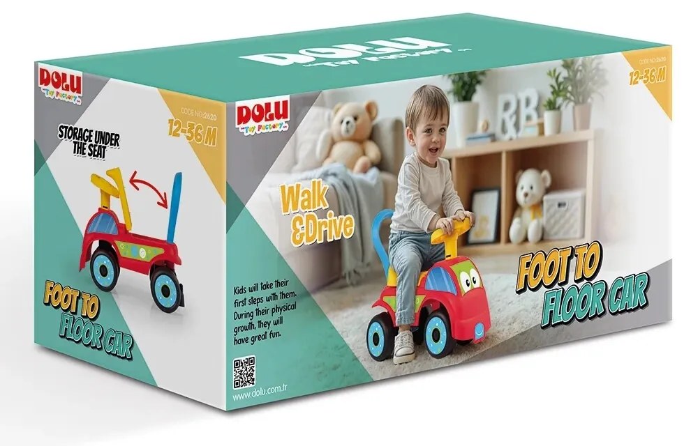 Mașinuță Ride-on Dolu, roșu