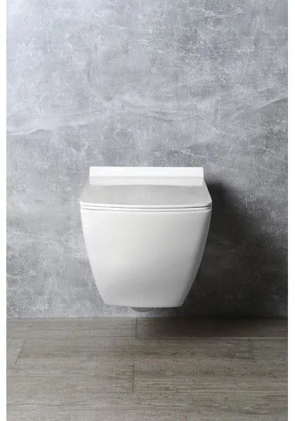 Isvea - Capac WC PURITY SoftClose, alb