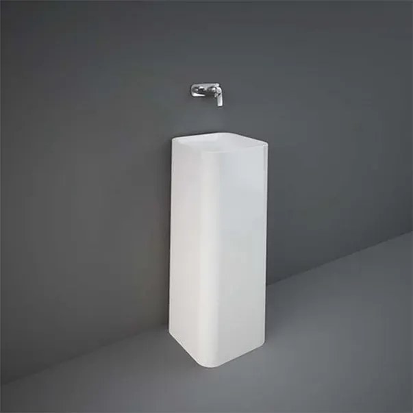 Lavoar freestanding Rak Ceramics Petit patrat 36 cm alb