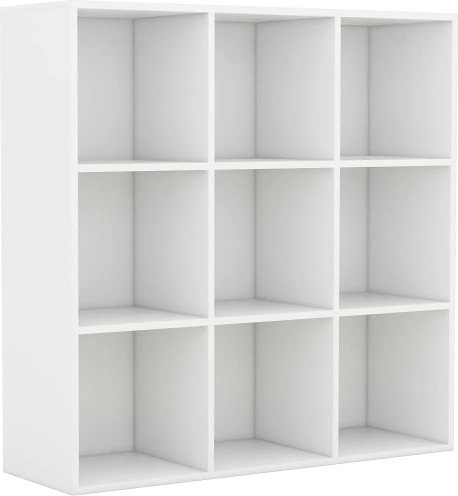 vidaXL Bibliotecă, alb, 98x29x97,5 cm, lemn prelucrat