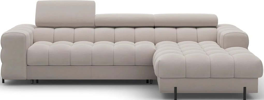 Coltar extensibil dreapta 3 locuri ELTAP, RT-18SO, Felro, 285x181x93 cm, lemn/poliester, bej