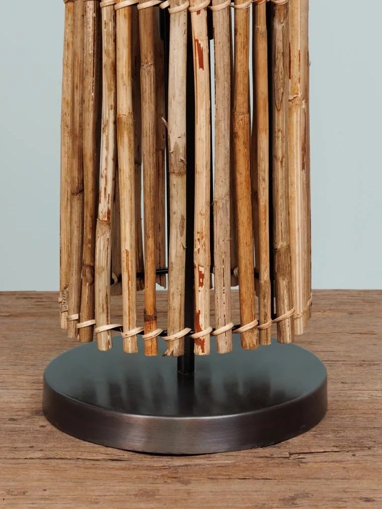 Lampa de masa, din rattan, Savana