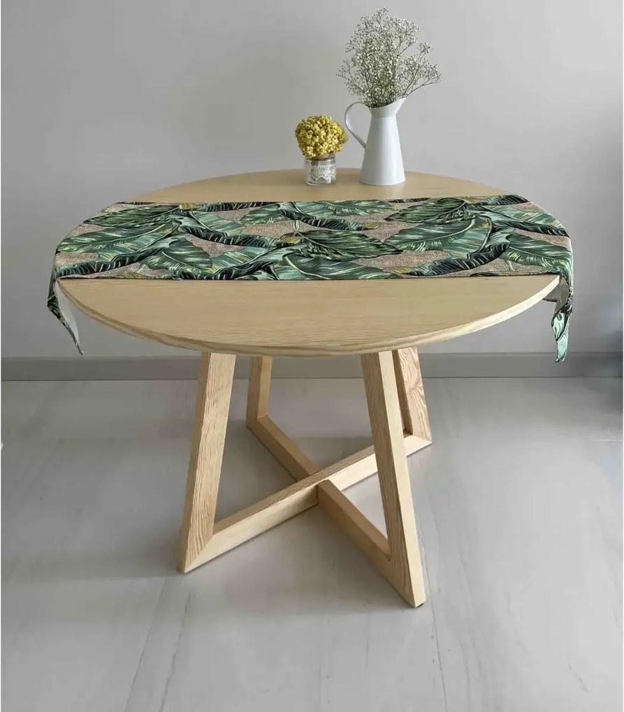 Masa rotund  dining din lemn  Homs, seria A-620,90 x 75 cm,30176