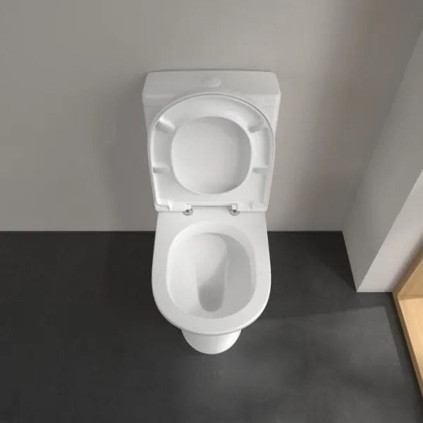 Villeroy & Boch O.NOVO - vas WC combinat din ceramică, alb, 56581001