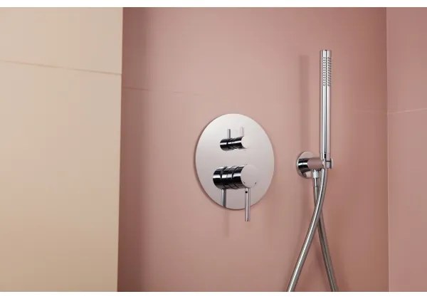 Set de duș cu baterie ascunsă KFA Armatura 5039-501-00 MOZA crom lucios