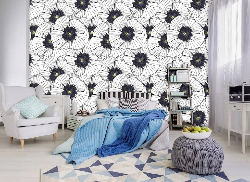 Fototapet - Ornament floral (254x184 cm)