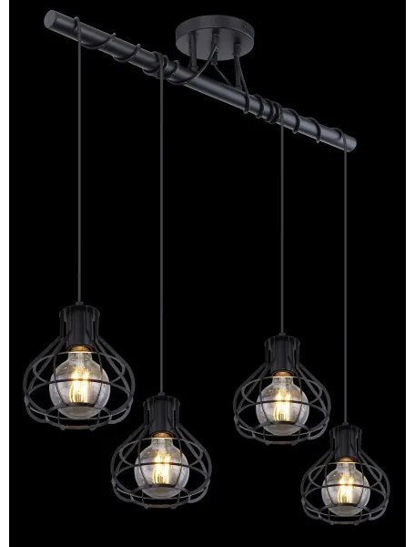 Lustră pe cablu Globo 15388-4D CLASTRA 4xE27/60W/230V
