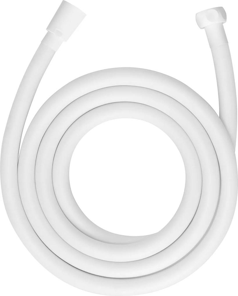 Furtun de duș 175 cm, Alb mat, Wenko