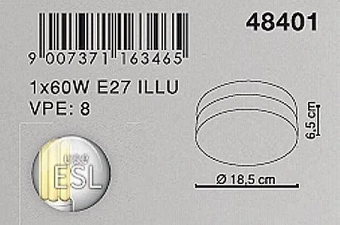 Plafoniera design modern diametru 18cm OPAL