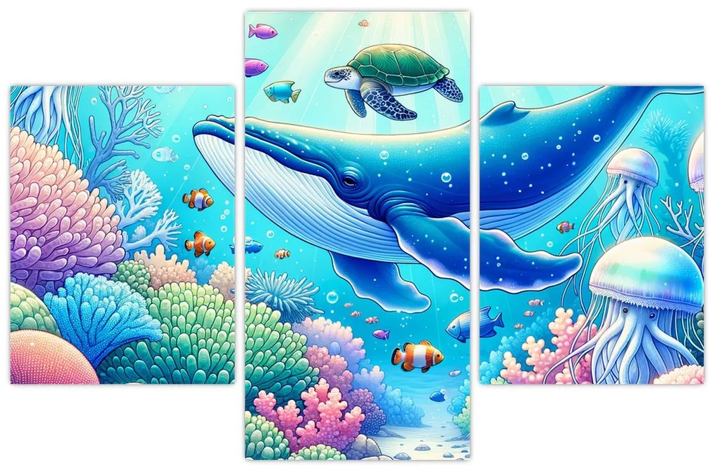 Tablou – Lume subacvatică (90x60 cm)