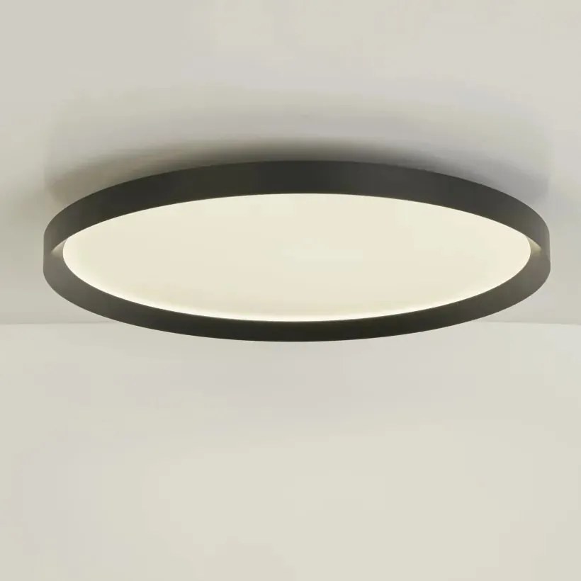 Plafoniera LED dimabila CCT 3000/4000K Prisma 45 negru