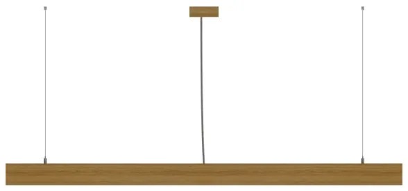 Lustră LED pe cablu LOOK LED/48W/230V 4000K 150 cm stejar APLED