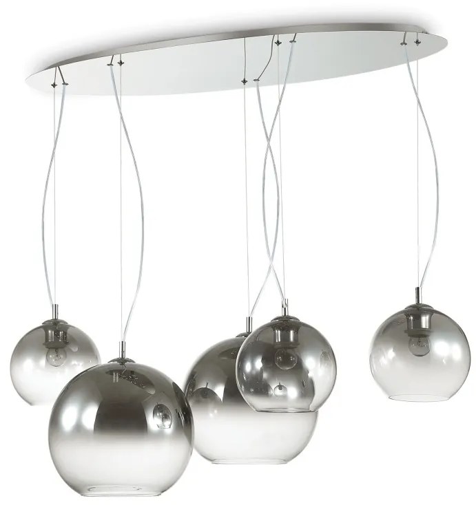 Lustra cu 5 pendule, globuri Nemo sp5