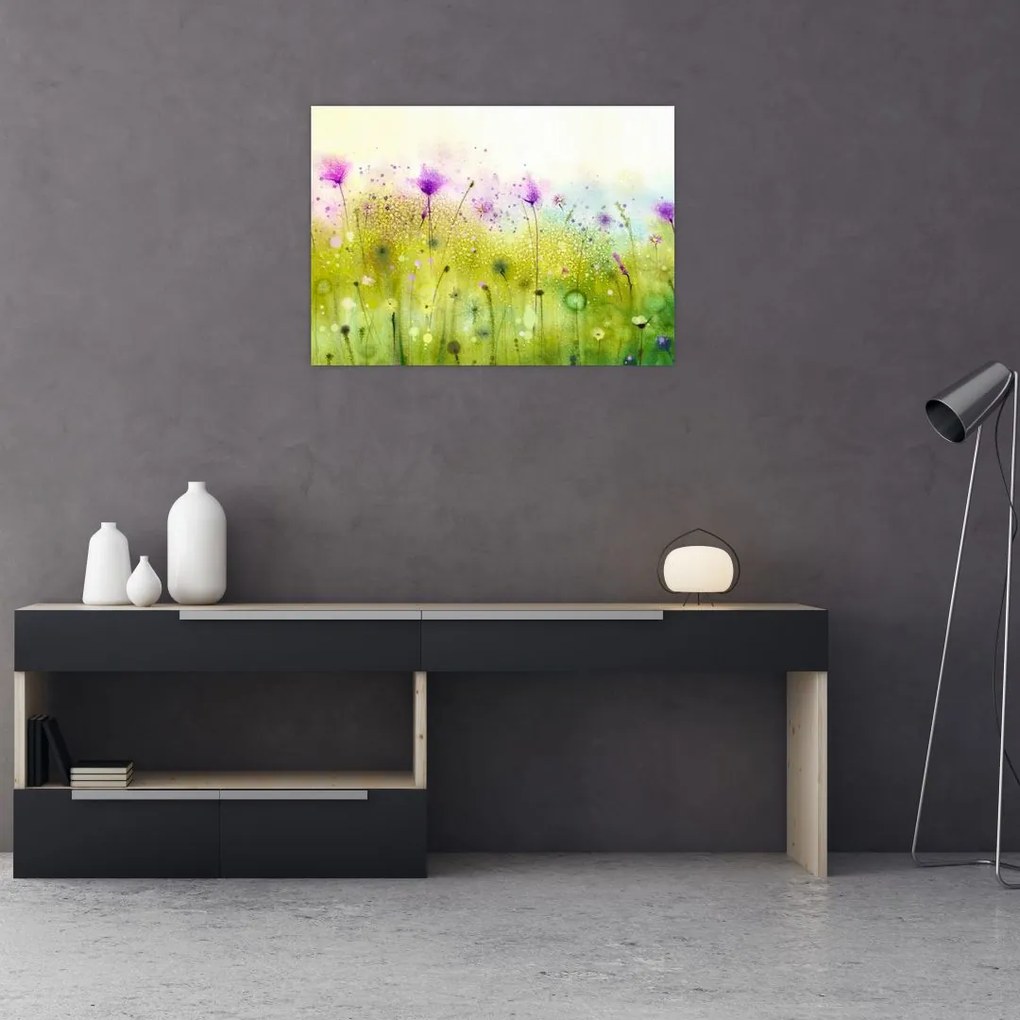 Tablou - Flori de luncă (70x50 cm)