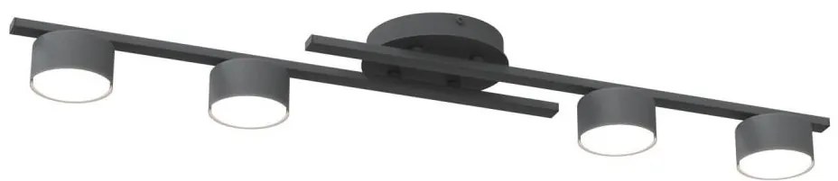 Plafonieră FRAGMENT 4xGX53/12W/230V negru