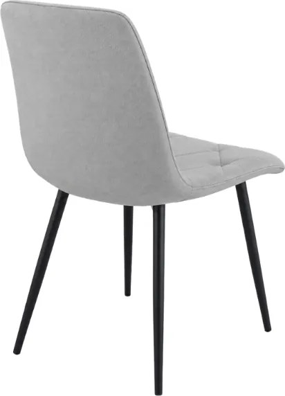Scaun LIBRA PLATINUM GREY gri cu picioare negre