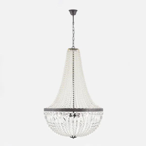 Lustră de cristal pe lanț Orion HL 6-1497/6 ARILA 6xE27/60W/230V maro/patină